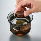 Luxuriöser Gaiwan-Glas-Teekanne 230 ml