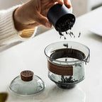 Luxuriöser Gaiwan-Glas-Teekanne 230 ml