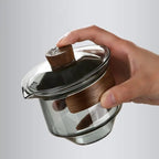 Luxuriöser Gaiwan-Glas-Teekanne 230 ml