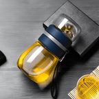 Glas-Teeflasche mit Sieb – Mini