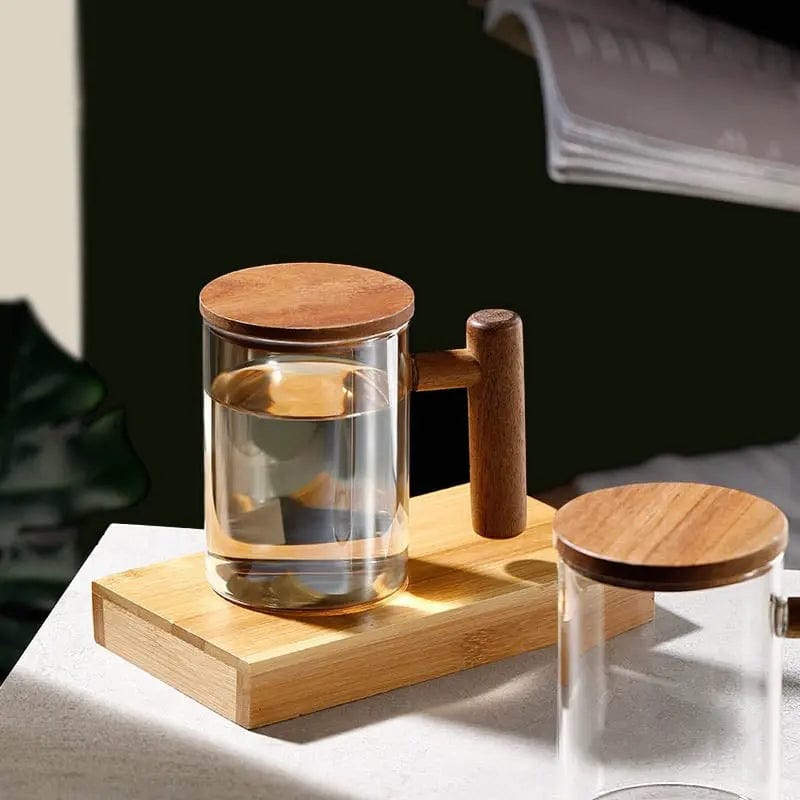 Mug à thé bois d'acacia 400ml