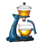 Originale Glas-Teekanne Hirsch 400ML
