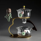 Originale Glas-Teekanne Kleiner Buddha 300ML