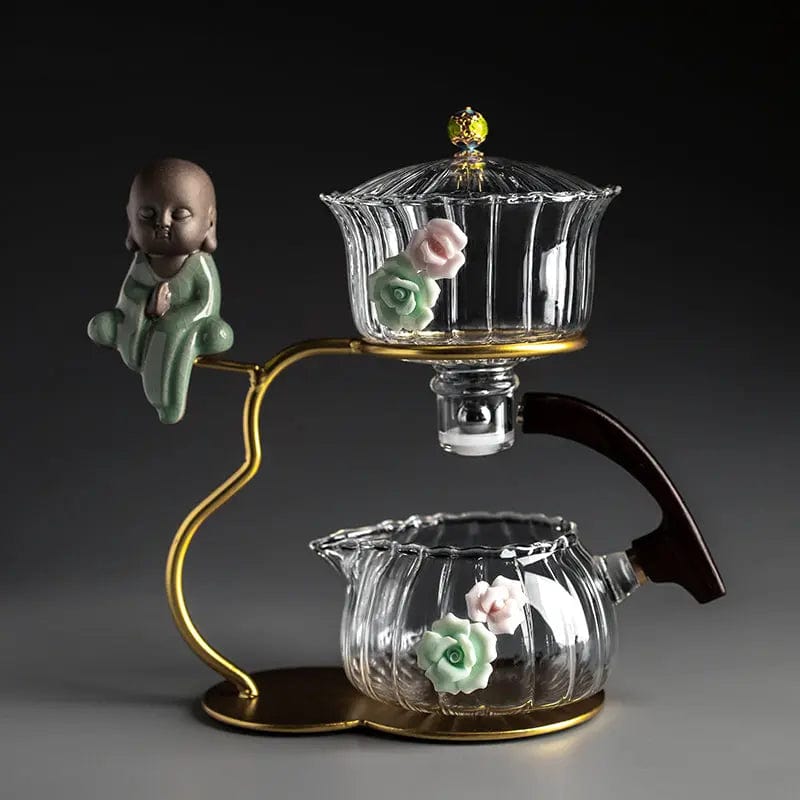 Originale Glas-Teekanne Kleiner Buddha 300ML