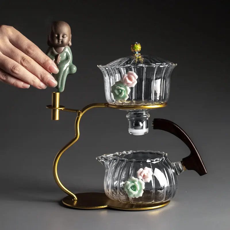 Originale Glas-Teekanne Kleiner Buddha 300ML