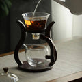 Originale Teekanne aus Glas und Holz 300ML