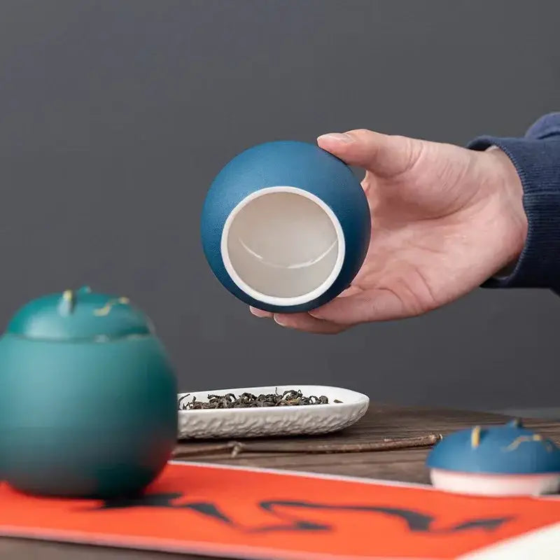 Kleine Teedose Glückskatze – Bild 4
