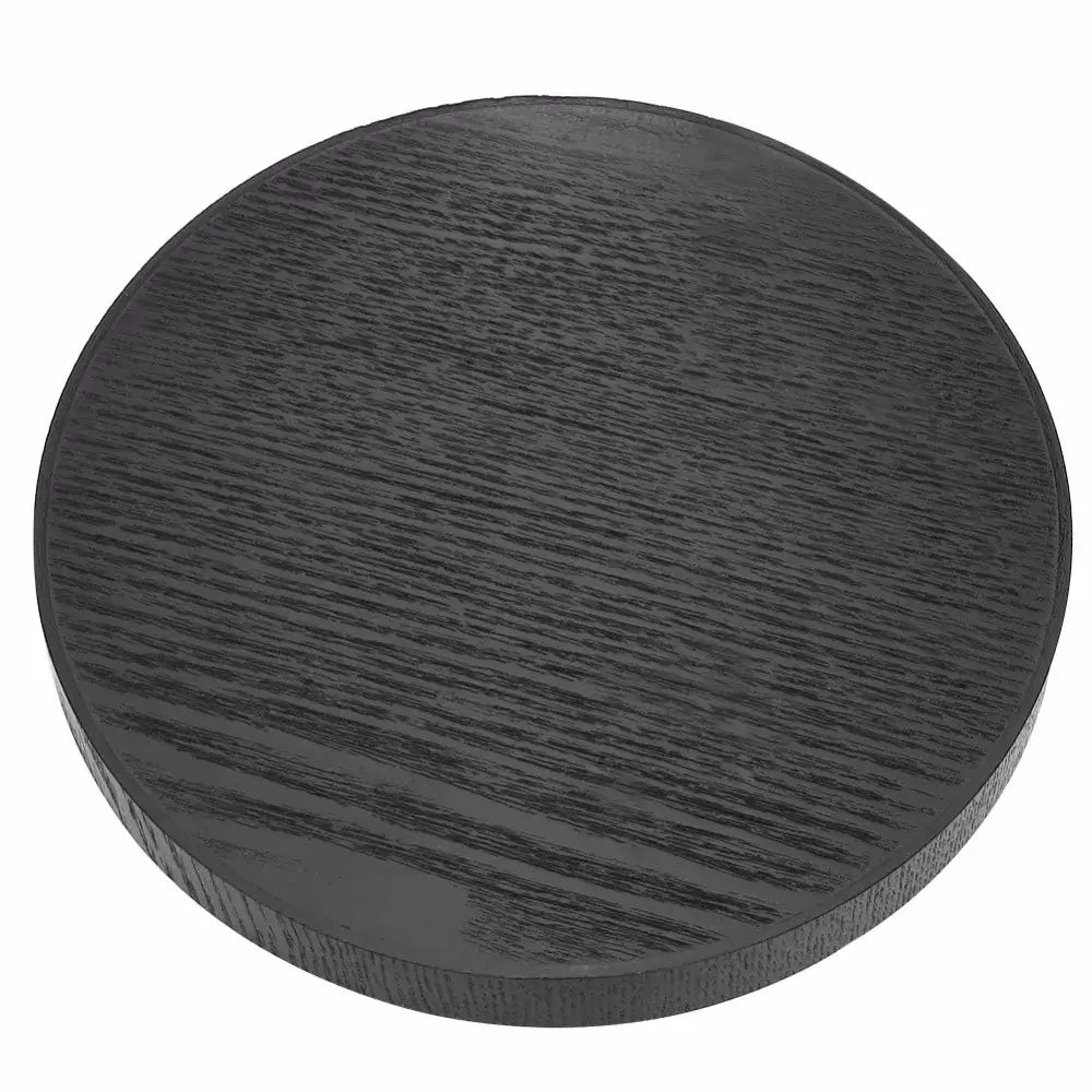 Rundes schwarzes Serviertablett – Bild 3