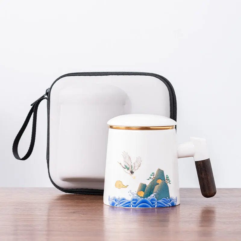 Prestigiose und Design-Teetasse aus Keramik 400ml