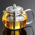 Runde Glasteekanne 650ML - 1.3L