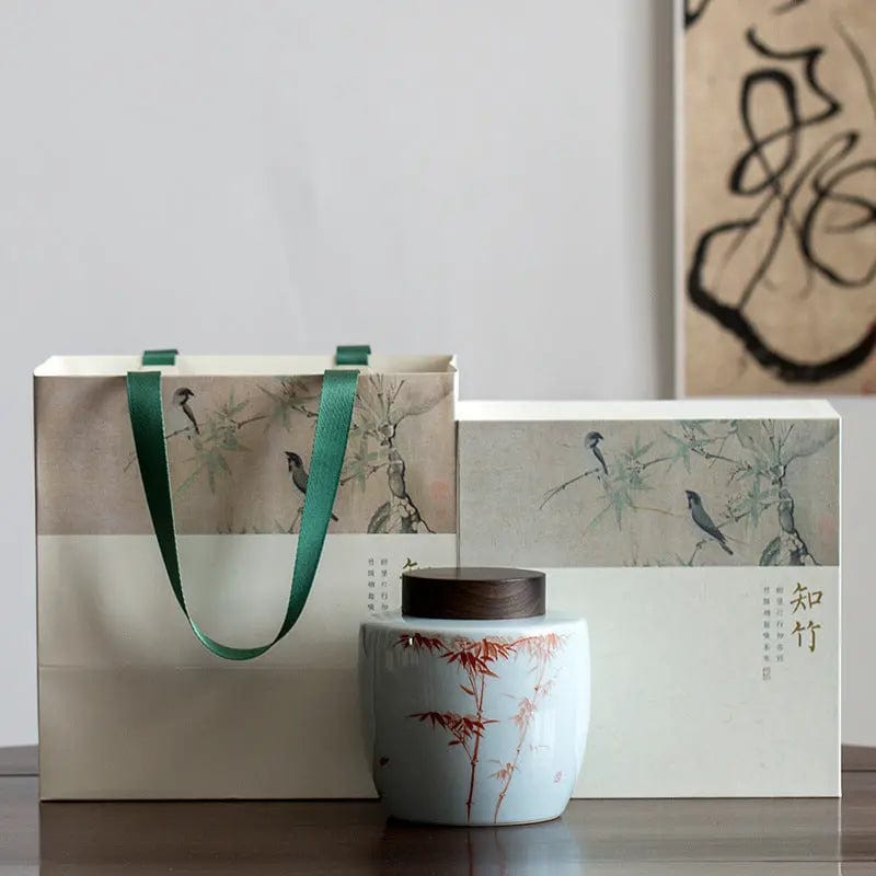 Runde Premium-Keramik-Teedose 1000ml