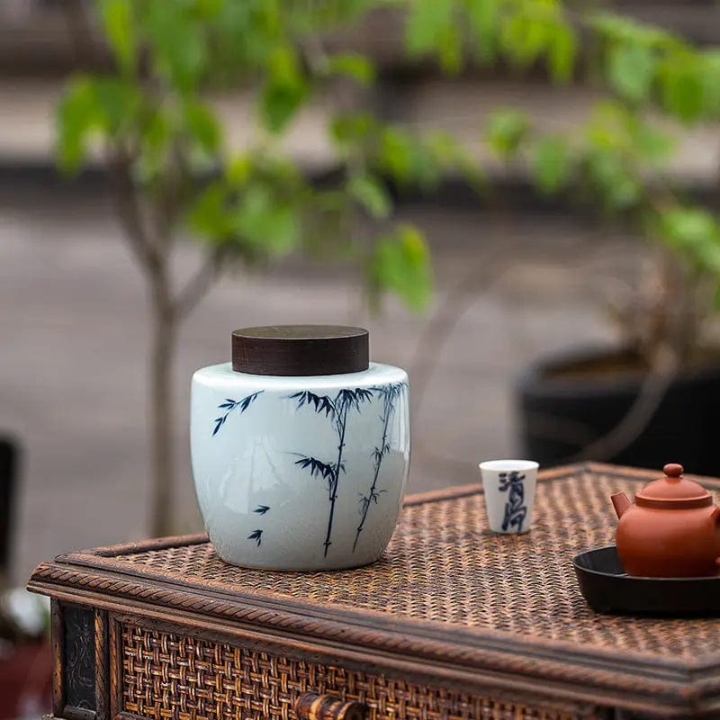 Runde Premium-Keramik-Teedose 1000ml