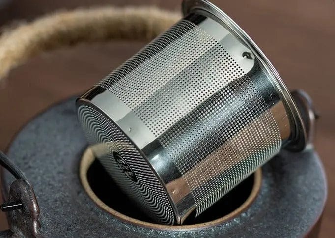 Schwarze chinesische Keramik-Teekanne 300 ml