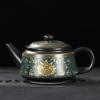 Schwarze chinesische Vintage-Keramik-Teekanne 240ML