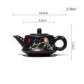 Schwarze Yixing-Ton-Teekanne 200ML