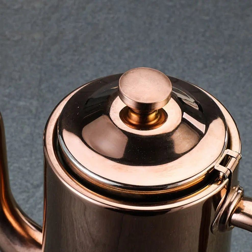 Skandinavische Teekanne aus Stahl mit Siebeinsatz 1,8L