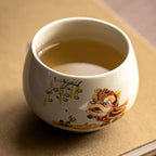 Tanzender Löwe Keramik-Teetasse 170ml