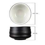 Schwarze Chawan-Teeschale 550ml – Bild 6