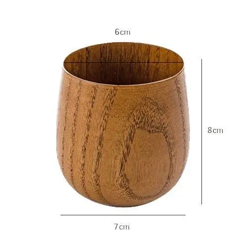 Japanische Holz-Teetassen (2er-Set) – Bild 5