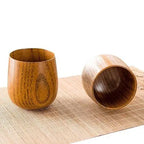 Japanische Holz-Teetassen (2er-Set) – Bild 6