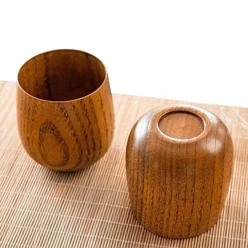 Japanische Holz-Teetassen (2er-Set)