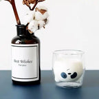 Doppelwandiger Panda-Teebecher aus Glas 260ml – Bild 4