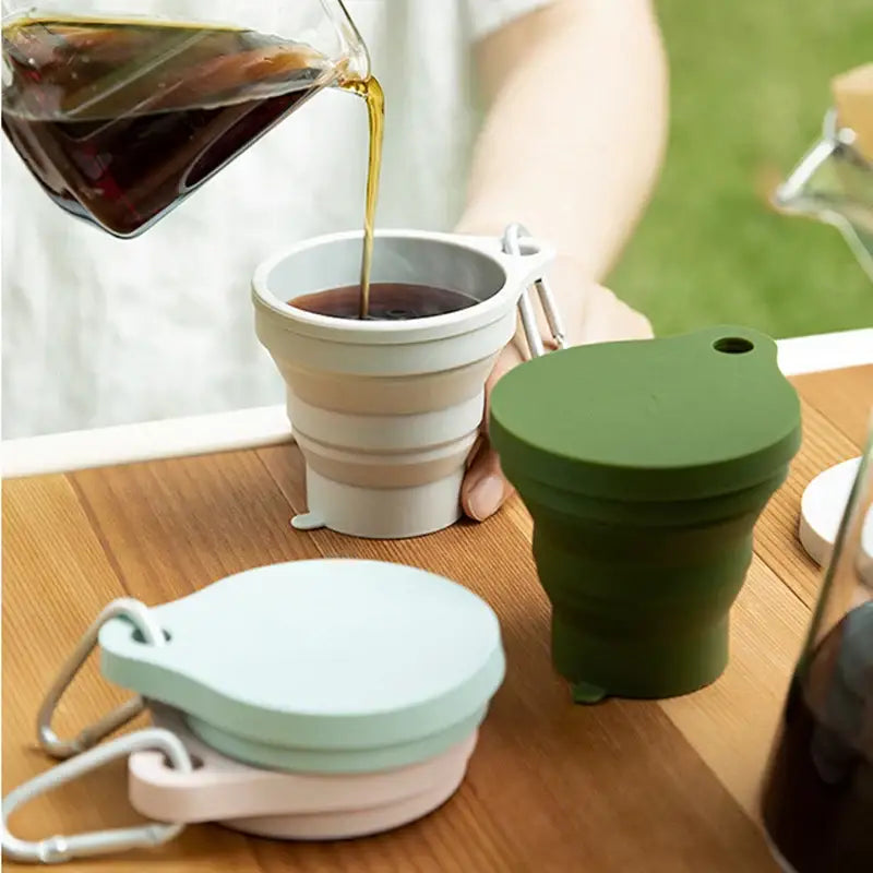 Faltbare Reise-Teetasse (2er-Set) – Bild 3
