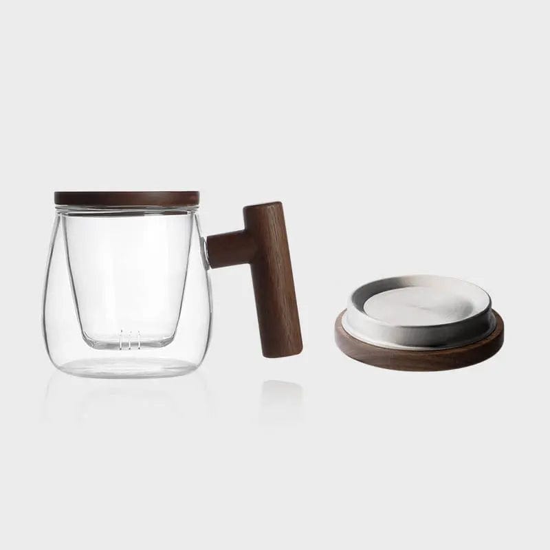 Teeglas mit Holz-Infuser 300 ml