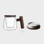 Teeglas mit Holz-Infuser 300 ml