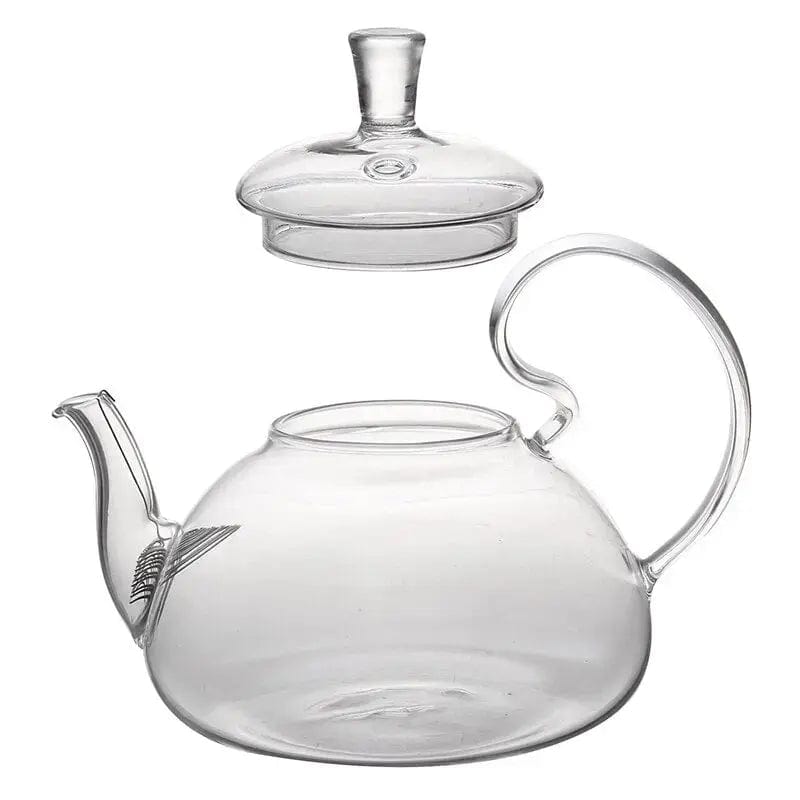 Teekanne aus Glas mit großem Griff 400 ml - 800 ml