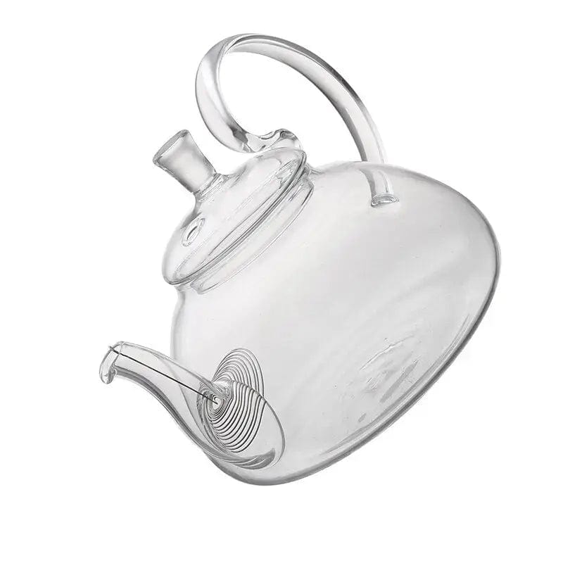 Teekanne aus Glas mit großem Griff 400 ml - 800 ml