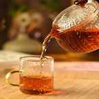 Teekanne aus Glas mit Mustern 300ML - 500ML