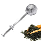 Teesieb aus Edelstahl in Kugelform