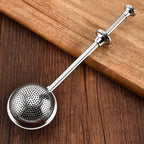 Teesieb aus Edelstahl in Kugelform
