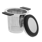 Teesieb aus Edelstahl und Silikon (Große Tasse)