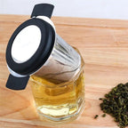 Teesieb aus Edelstahl und Silikon (Große Tasse)