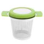 Teesieb aus Edelstahl und Silikon (Große Tasse)