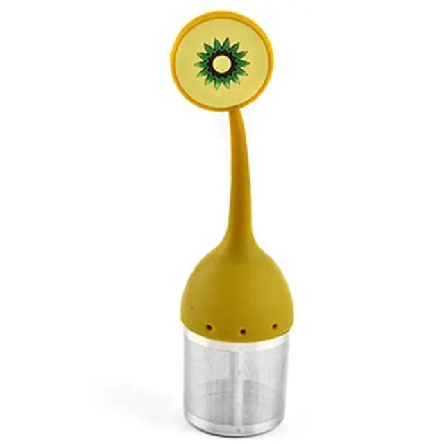 Teesieb aus Silikon Kiwi