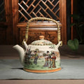 Traditionelle Chinesische Porzellanteekanne 900ML