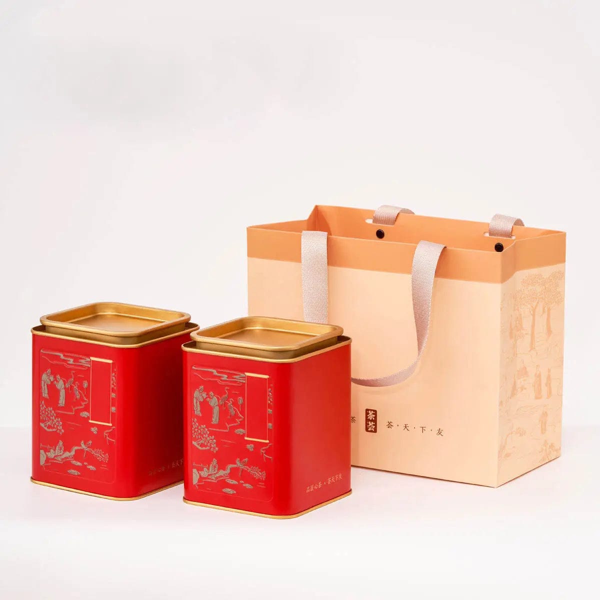 Traditionelle und Moderne Teedose