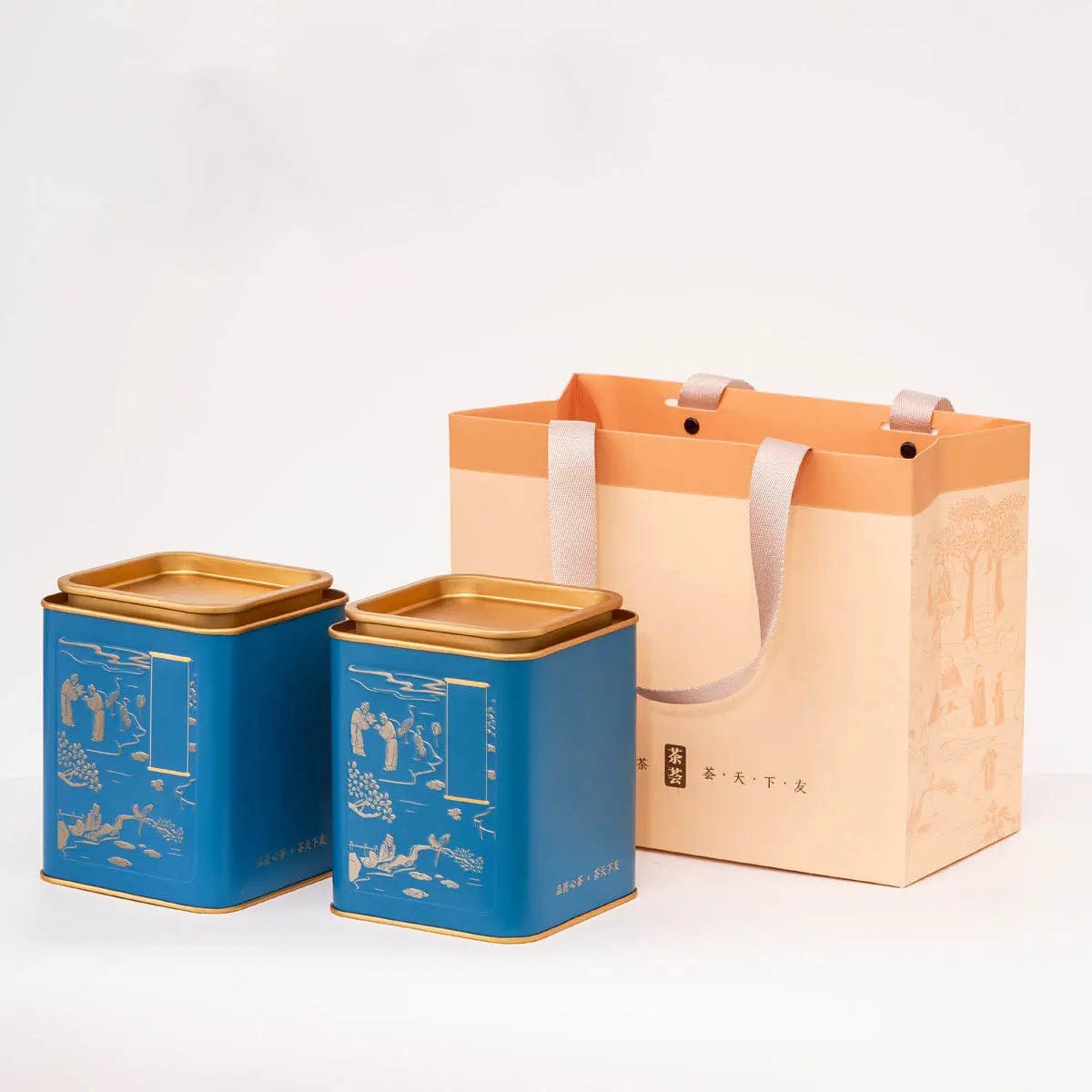 Traditionelle und Moderne Teedose