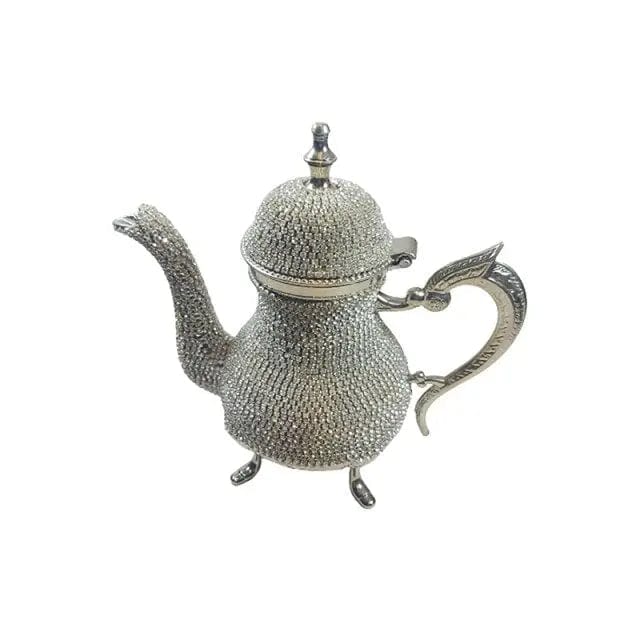 Türkische Teekanne aus Zink mit Swarovski-Kristallen 500ML