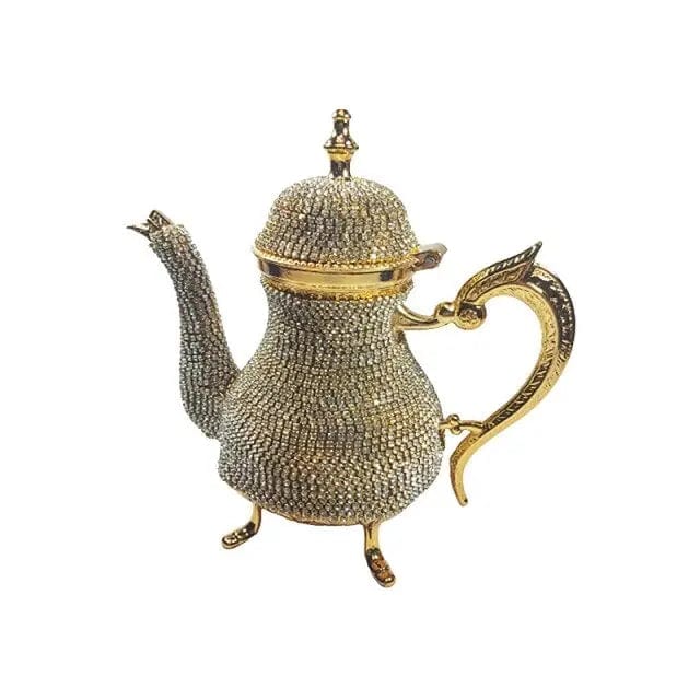 Türkische Teekanne aus Zink mit Swarovski-Kristallen 500ML