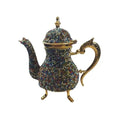 Türkische Teekanne aus Zink mit Swarovski-Kristallen 500ML