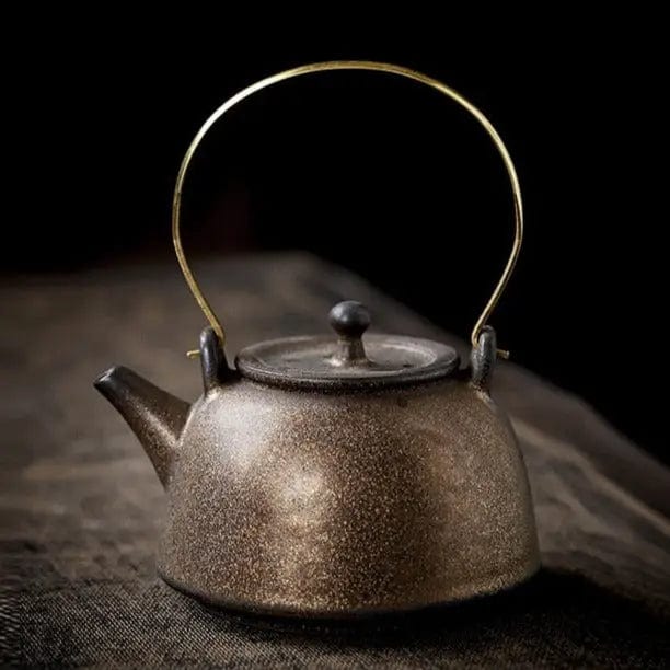 Vintage Japanische Keramik-Teekanne 200ml