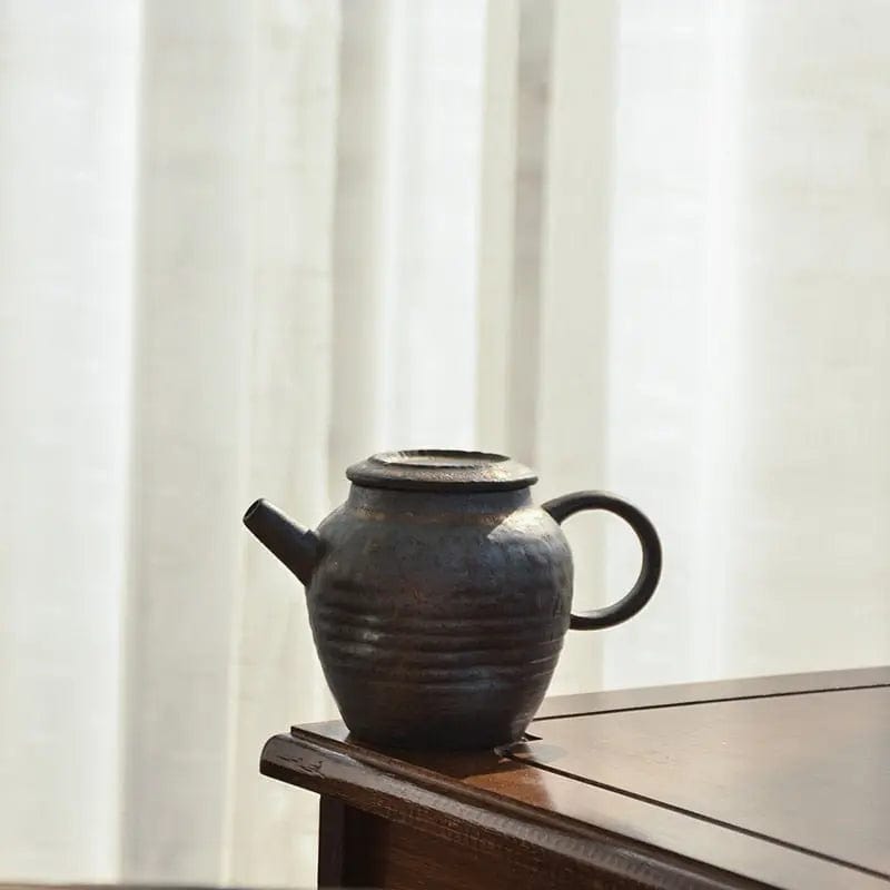 Vintage japanische Keramik-Teekanne 210 ml