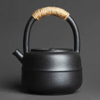 Vintage Japanische Teekanne aus Steingut 460ML
