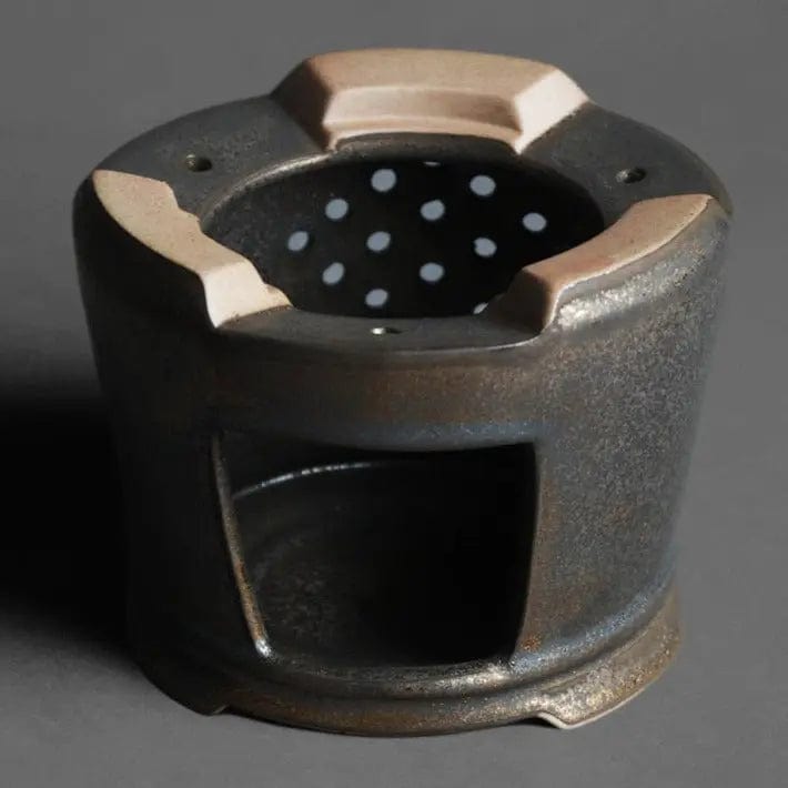 Vintage Japanische Teekanne mit Teelichtwärmer 200ml