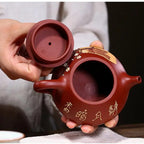 Yixing Teekanne aus Ton, Kirschblüte, 230ML